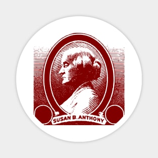 Susan B Anthony portrait Magnet